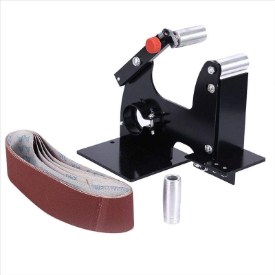 Picture of Used Electric Iron Angle Grinder Sanding Belt M14 Adapter for 115 125 Sanding Machine Grinding Polishing Machine Parts Kits - Black