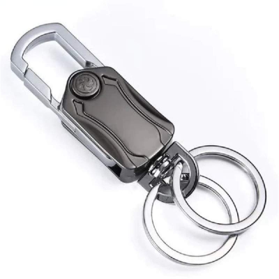 Picture of Multifunctional 4 in 1 Hi Quality Heavy Duty Keychain Corkscrew Cool Keychain 360 Degree Bearing Silent Rotation Design Key Ring Men's Fashion Key