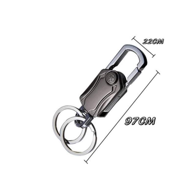 Picture of Multifunctional 4 in 1 Hi Quality Heavy Duty Keychain Corkscrew Cool Keychain 360 Degree Bearing Silent Rotation Design Key Ring Men's Fashion Key