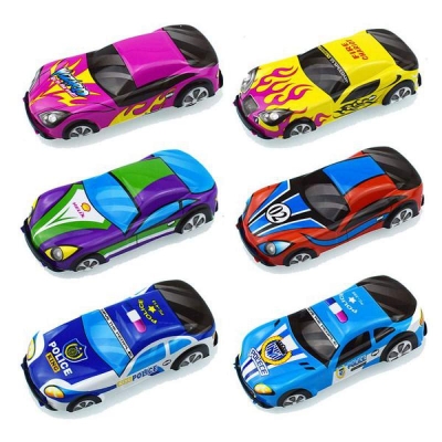 Picture of Multicoloured Back force 1 bus & 2 Car, 1 Tank & 2 Car combo - four-wheel drive car, car model, minifigure,  Children Back Force Toy Car Bus tank