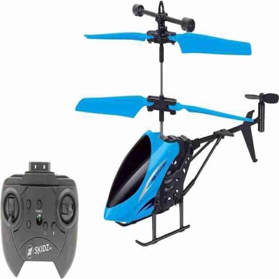 Picture of Remote Control and Hand Sensor Helicopter, Pack of 1, Multicolour Online at Low Prices, Rechargeable Remote Control Helicopter - Blue