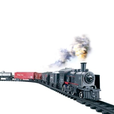 Picture of Model Train Set for Boys -  Electric Battery Operated Train Set Toy for Kids - Multi-Color Train