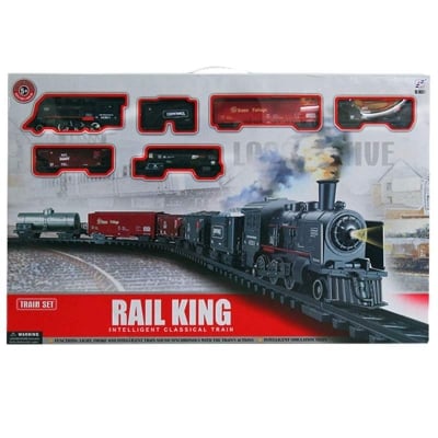 Picture of Model Train Set for Boys -  Electric Battery Operated Train Set Toy for Kids - Multi-Color Train