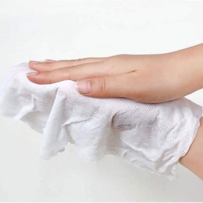 Picture of 20 pis Magic Tablet Coin Tissue Mini Compressed Towels Disposable Tablet Towel Cotton Coin Tissue Wipes for Travel Camping Beauty