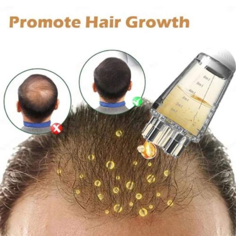 Picture of 6ml Scalp Applicator Liquid Guiding Hair Growth Comb Serum Oil Apply Massager