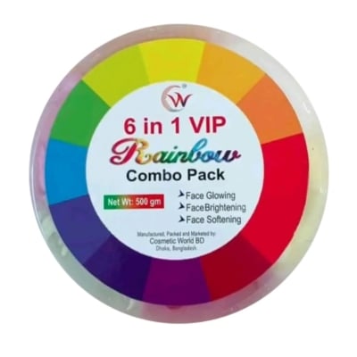 Picture of 6 in 1 Rainbow Combo Facial Kit