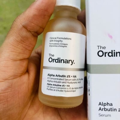 Picture of Alpha Arbutin 2 Percent HA Serum Skin Brightening Dark Spot Corrector Hyaluronic Acid Facial Care