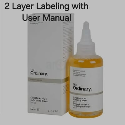 Picture of Glycolic Acid 7% Exfoliating Toner – 100ml - Black