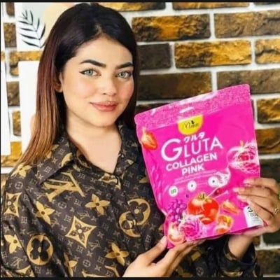 Picture of Manee Gluta Collagen Pink 1Pack 30 Sachets 100% Authentic - Black