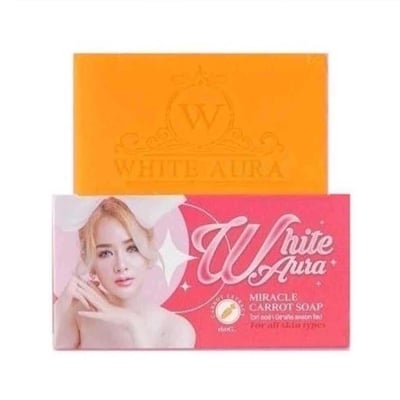 Picture of Handmade White Aura Soap White Aura Miracle Carrot Soap - Multicolor