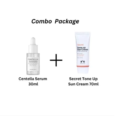 Picture of Centella tone brightening capsule ampoule & secret tone up cream combo