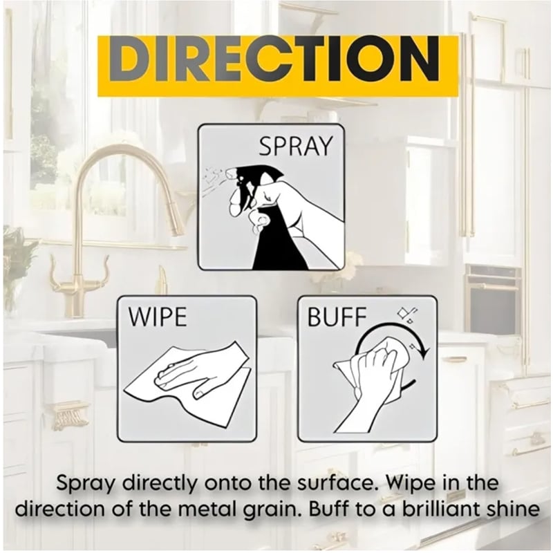 Picture of Kitchen Cleaner Spray Powerful Grease & Stain Remover 550ml