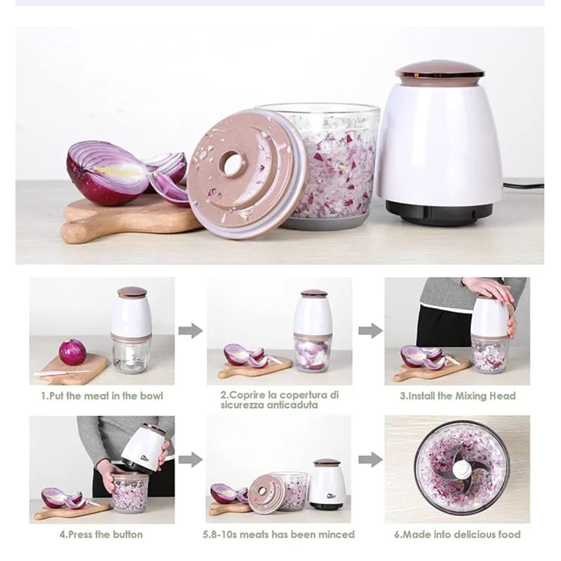 Picture of OSAKA Multi-Purpose Blender Japan Meat Grinder - Bottom Grinder - Super Fast Fruit, Blender 750ml Grinder