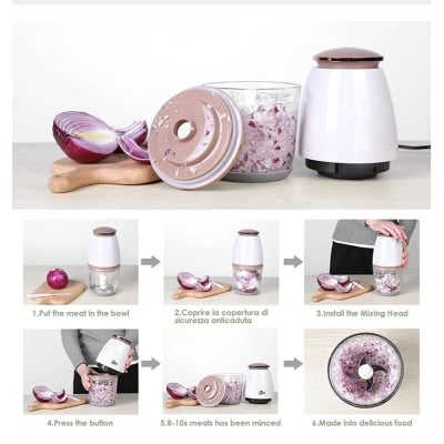 Picture of OSAKA Multi-Purpose Blender Japan Meat Grinder - Bottom Grinder - Super Fast Fruit, Blender 750ml Grinder