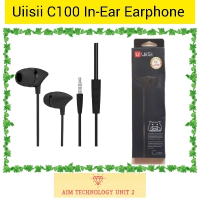 Picture of UiiSii C100 In-ear Earphone with MIC ( Headphone/ Earphone)-Black