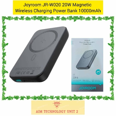 Picture of Joyroom JR-W020 Wireless Magnetic 10000mAh 15W MagSafe Charging Power Bank-Black