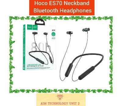 Picture of Hoco ES70 Armour Bluetooth Neckband 80hours Battery-Black