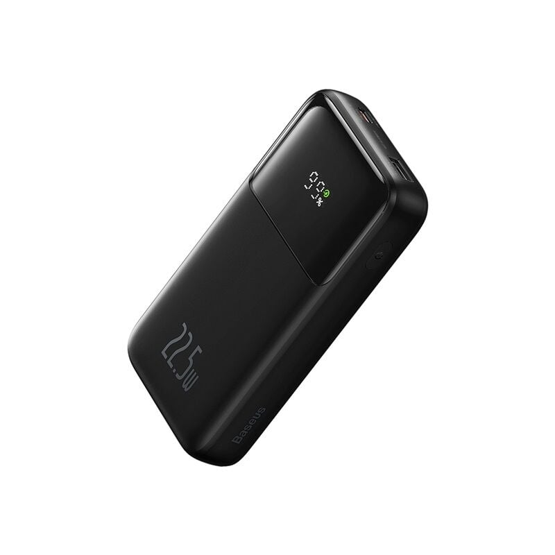 Picture of Baseus Comet Series 22.5W 20000mAh Dual Cable Digital Display Fast Charge Power Bank-Black
