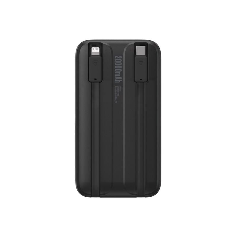 Picture of Baseus Comet Series 22.5W 20000mAh Dual Cable Digital Display Fast Charge Power Bank-Black