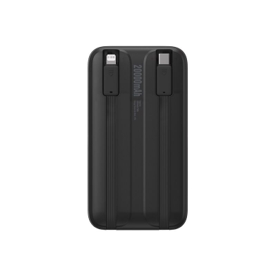 Picture of Baseus Comet Series 22.5W 20000mAh Dual Cable Digital Display Fast Charge Power Bank-Black