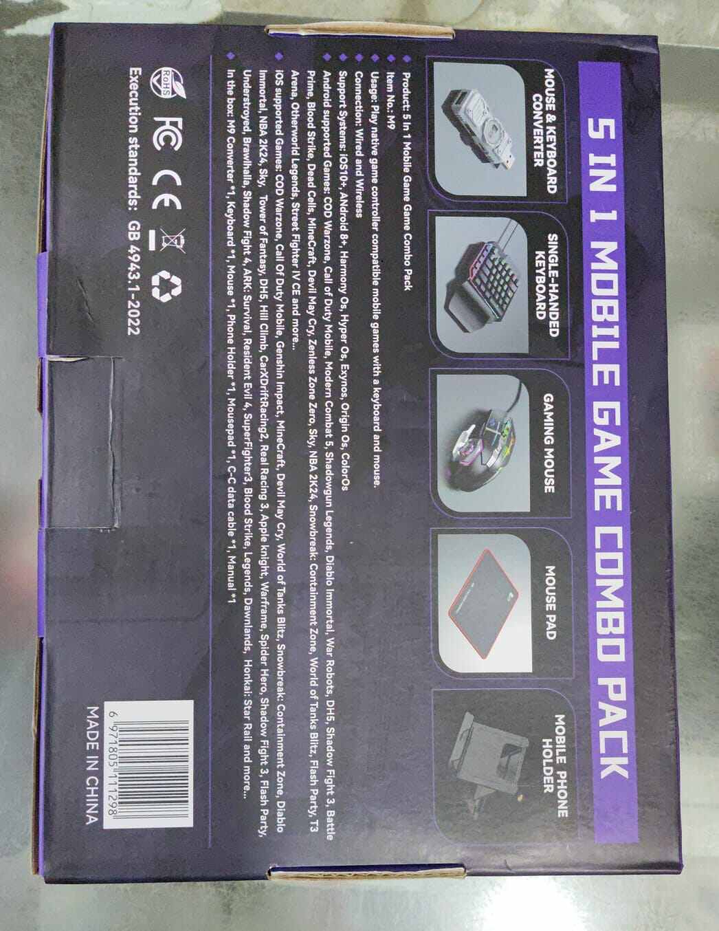 Picture of 5 IN 1 MOBILE GAME COMBO PACK