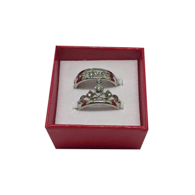 Picture of Love Promise Couple Finger Ring adjustable-Silver-Adjustable