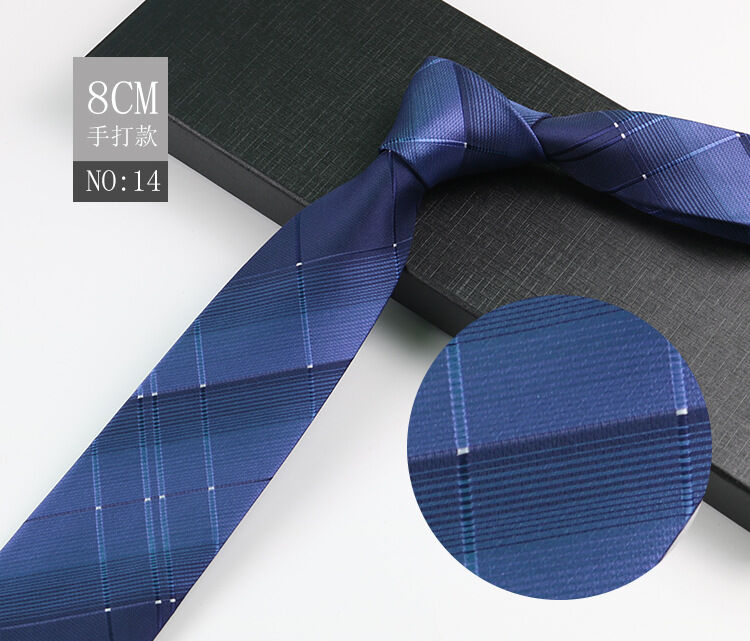 Picture of Elegant Classic Men's Multi-Color Business Necktie 8cm Width - No Box (A-03,Int: One size)