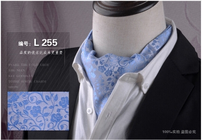 Picture of Men’s Fashionable Ascot Tie – Jacquard Shirt Scarf Neckwear (1 Pc) (L-31,Int: One size)