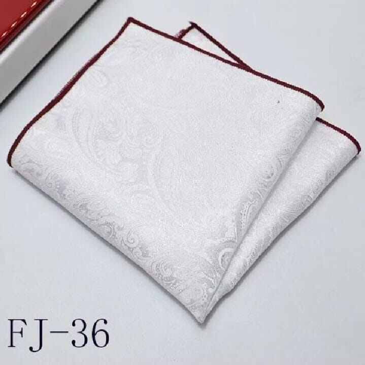Picture of Men’s Fashionable Ascot Tie – Jacquard Shirt Scarf Neckwear (1 Pc) (LJE-19 Ascot+Pct Sq,Int: One size)