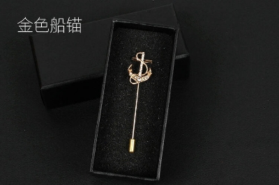 Picture of Anchor Lapel Pin Brooch For Men & Women (Gold)