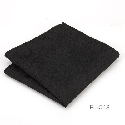 Picture of Men’s Luxury Paisley Pocket Square – Polyester Yarn Handkerchief for Suit & Blazer (25 x 25 cm, 1 Pc) (FJ-043,Int: One size)