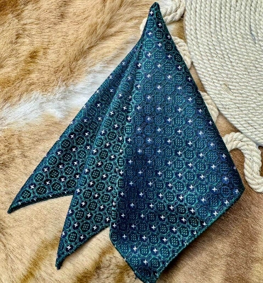 Picture of Elegant Geometric/Floral Polyester Pocket Square for Suit and Blazer, Formal Business Style - 23x23cm (R29-10,Int: One size)