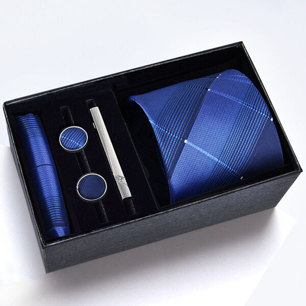 Picture of Men's Fashionable Neck Tie 4 Item Set Box (1 Set) (A8018,Int: One size)