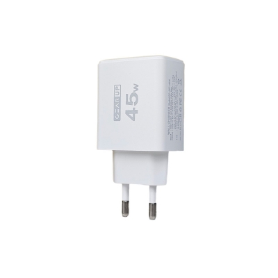 Picture of GearUP GP007 45W Fast Charging PD 3.0+ QC 3.0 USB Wall Charger For iPhone Samsung All Phone - White