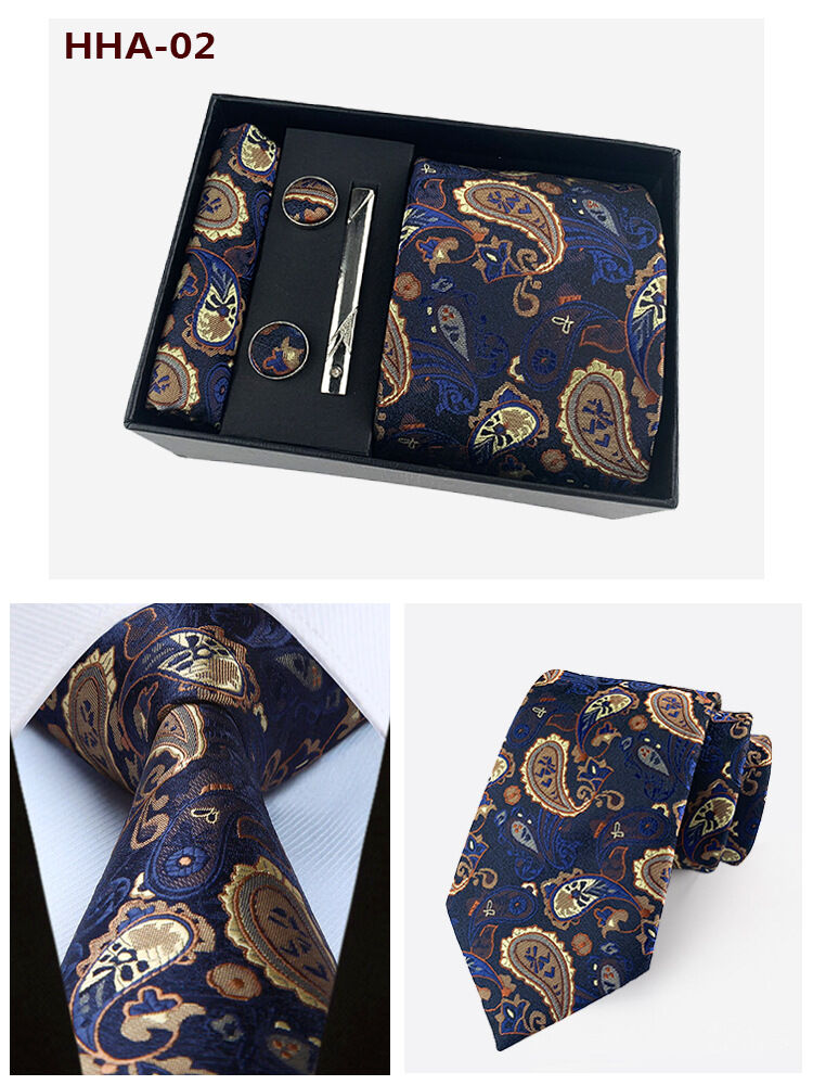 Picture of Men's Fashionable Neck Tie 4 Item Set Box (1 Set) (HHA-02,Int: One size)