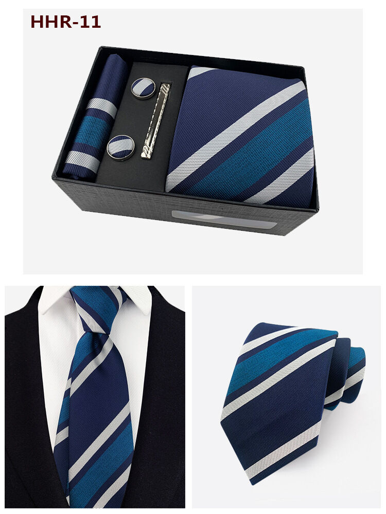 Picture of Men's Fashionable Neck Tie 4 Item Set Box (1 Set) (HHR-11,Int: One size)