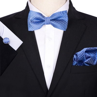 Picture of Multicolor Men’s Bow Tie Set – 3pcs Fashion Accessories for Party, Wedding & Casual Wear (JP 244,Int: One size)