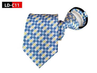 Picture of High Quality Readymade Zipper Multicolor Neck Tie For Men (1p) (LD-C11,Int: One size)