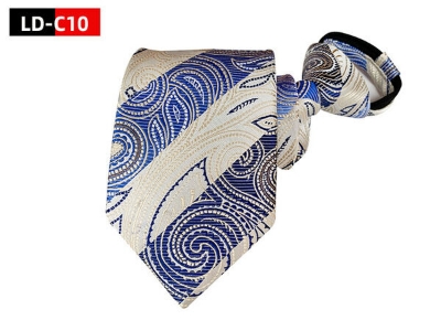 Picture of High Quality Readymade Zipper Multicolor Neck Tie For Men (1p) (LD-C10,Int: One size)