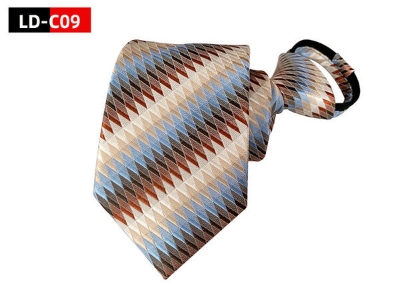 Picture of High Quality Readymade Zipper Multicolor Neck Tie For Men (1p) (LD-C9,Int: One size)