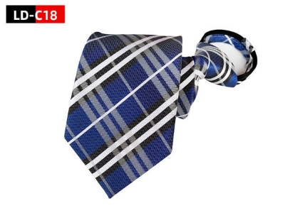 Picture of High Quality Readymade Zipper Multicolor Neck Tie For Men (1p) (LD-C18,Int: One size)