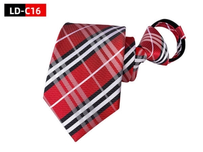 Picture of High Quality Readymade Zipper Multicolor Neck Tie For Men (1p) (LD-C16,Int: One size)