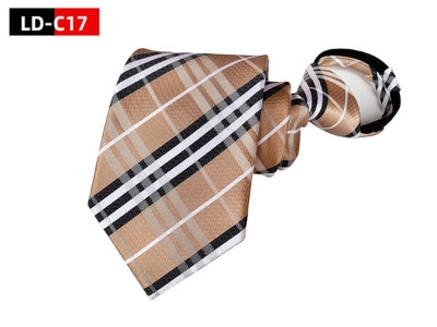 Picture of High Quality Readymade Zipper Multicolor Neck Tie For Men (1p) (LD-C17,Int: One size)