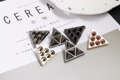 Picture of Punk Retro Style Collar Clipper Collar Pin Pair Jet Shirt Decoration Product (Rivet)
