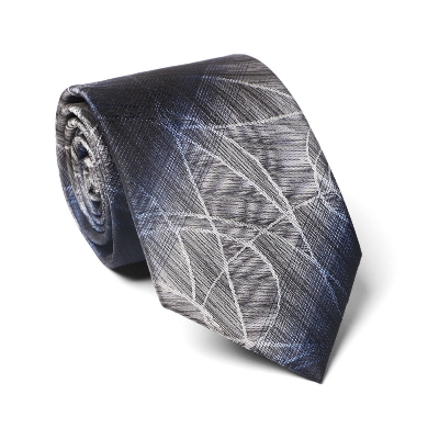 Picture of Glamourous Stuff Premium Men's Business & Casual Tie with Gift Box - Wavy/Striped/Geometric Patterns (8E043,Int: One size)