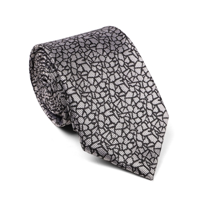 Picture of Glamourous Stuff Premium Men's Business & Casual Tie with Gift Box - Wavy/Striped/Geometric Patterns (8E058,Int: One size)