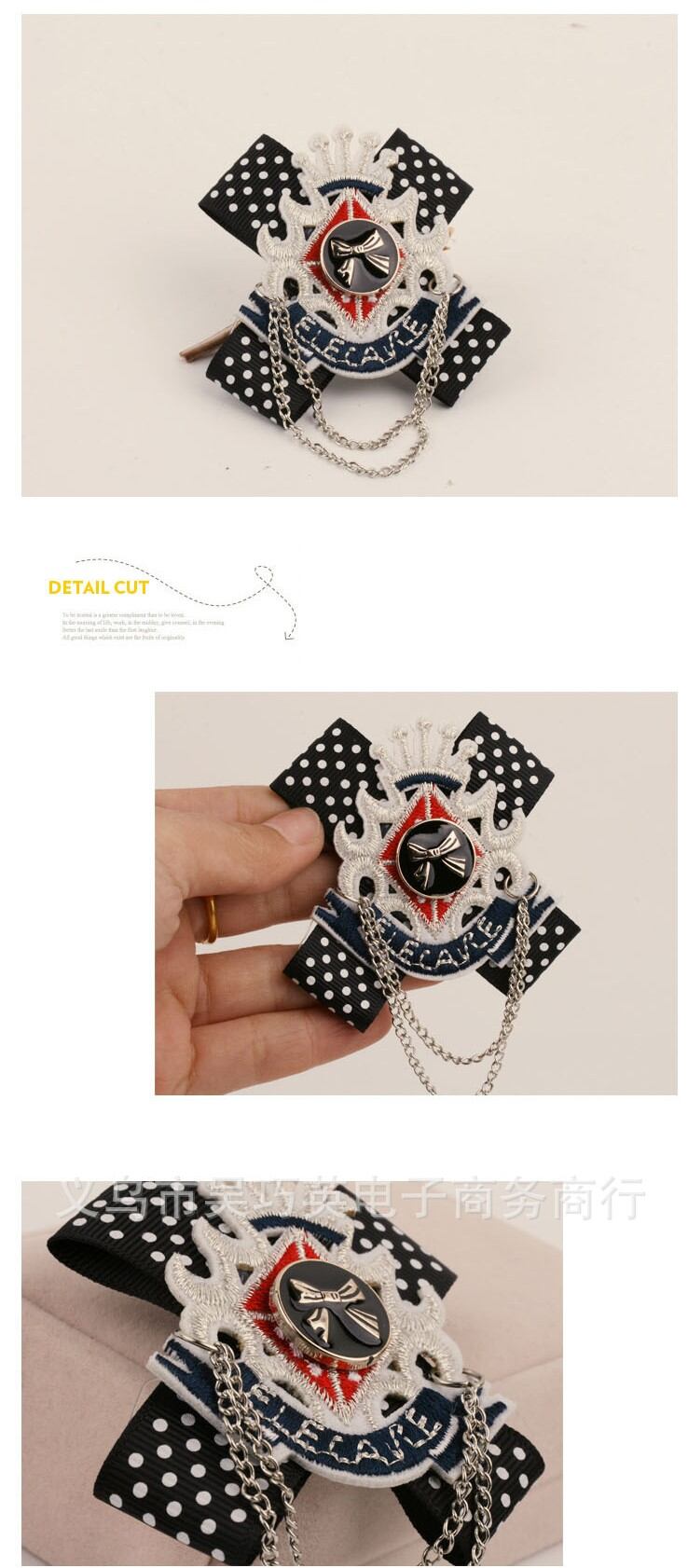 Picture of Cloth Badge Brooch Pin For Men & Women Fashion Suit Accessories (Design 3)