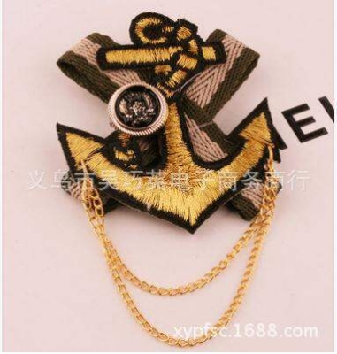 Picture of Cloth Badge Brooch Pin For Men & Women Fashion Suit Accessories (Design 2)