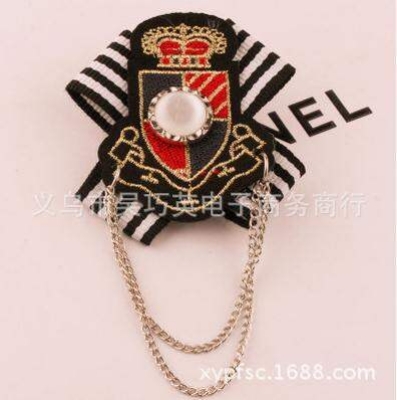 Picture of Cloth Badge Brooch Pin For Men & Women Fashion Suit Accessories (Design 1)