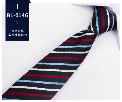 Picture of Readymade Zipper Multicolor Formal Tie for Men – Easy Wear Neck Tie (47 x 7 cm, 1 Pc) (BL-0014G,Int: One size)